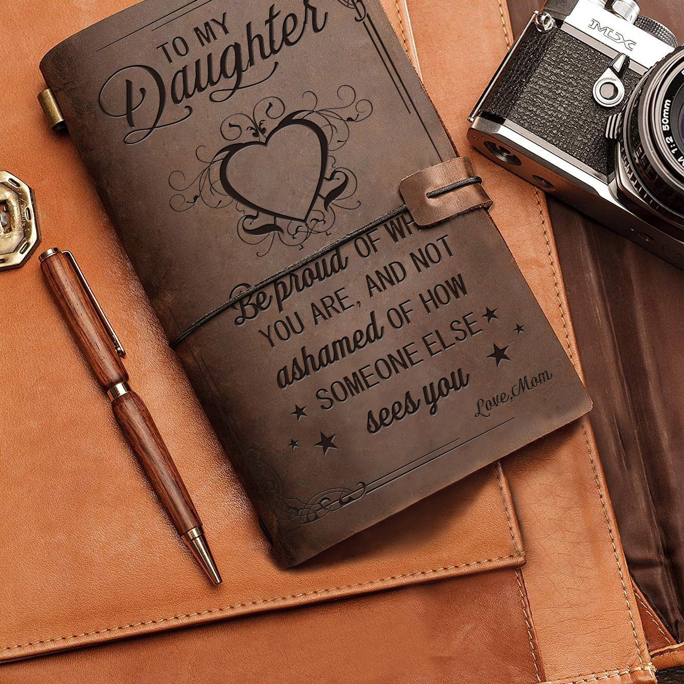 Leather Hand Book Business Note Book - Design Studios Direct