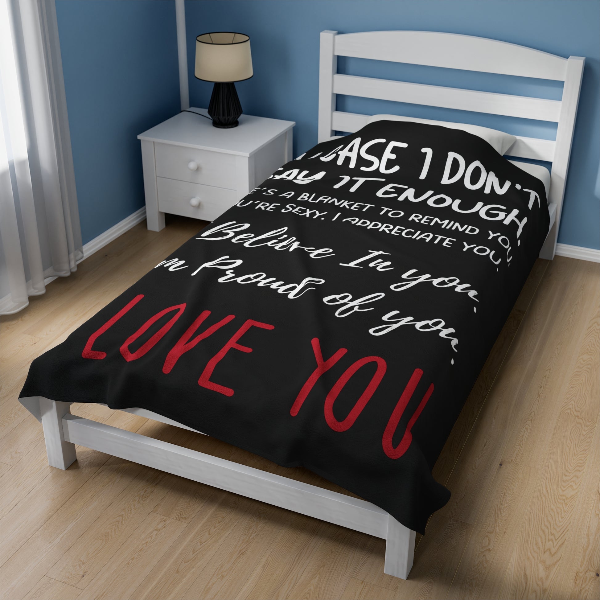 In Case I Don't Say It Enough Blanket - Design Studios Direct