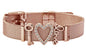 Rose Gold Stainless Steel Mesh Bracelet