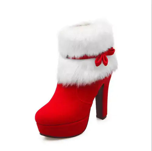 Christmas High Heels Boots - Design Studios Direct