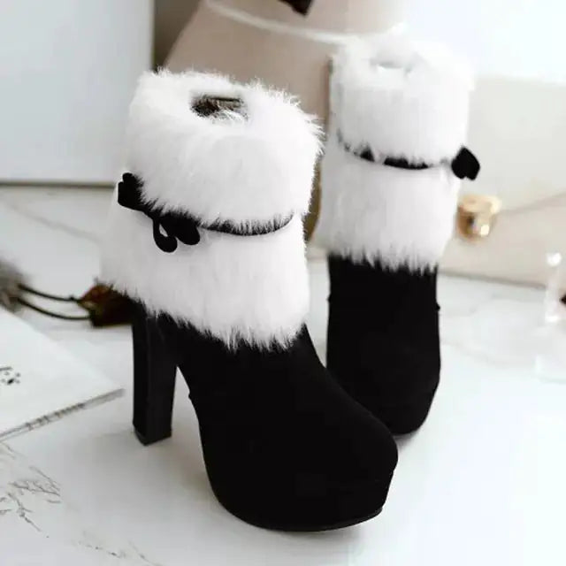 Christmas High Heels Boots