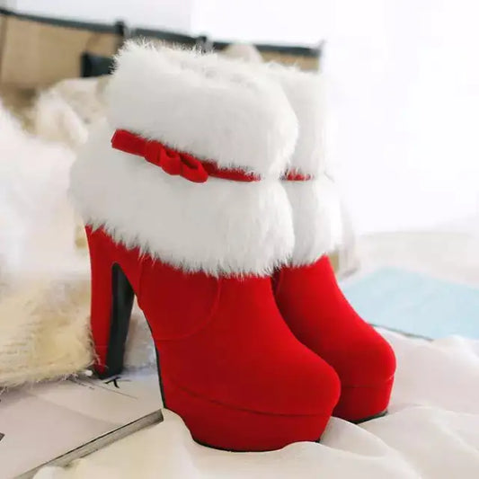 Christmas High Heels Boots - Design Studios Direct