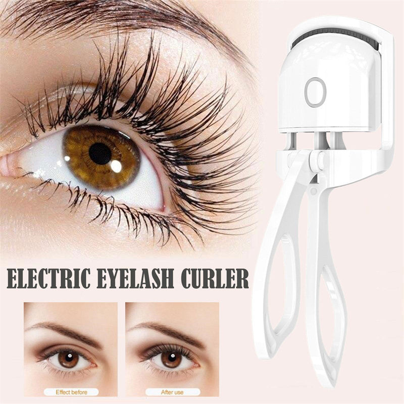 Heated Eyelash Curler Electric Temperature Control Mini Eyelash Curler Electric Portable Charging - Design Studios Direct