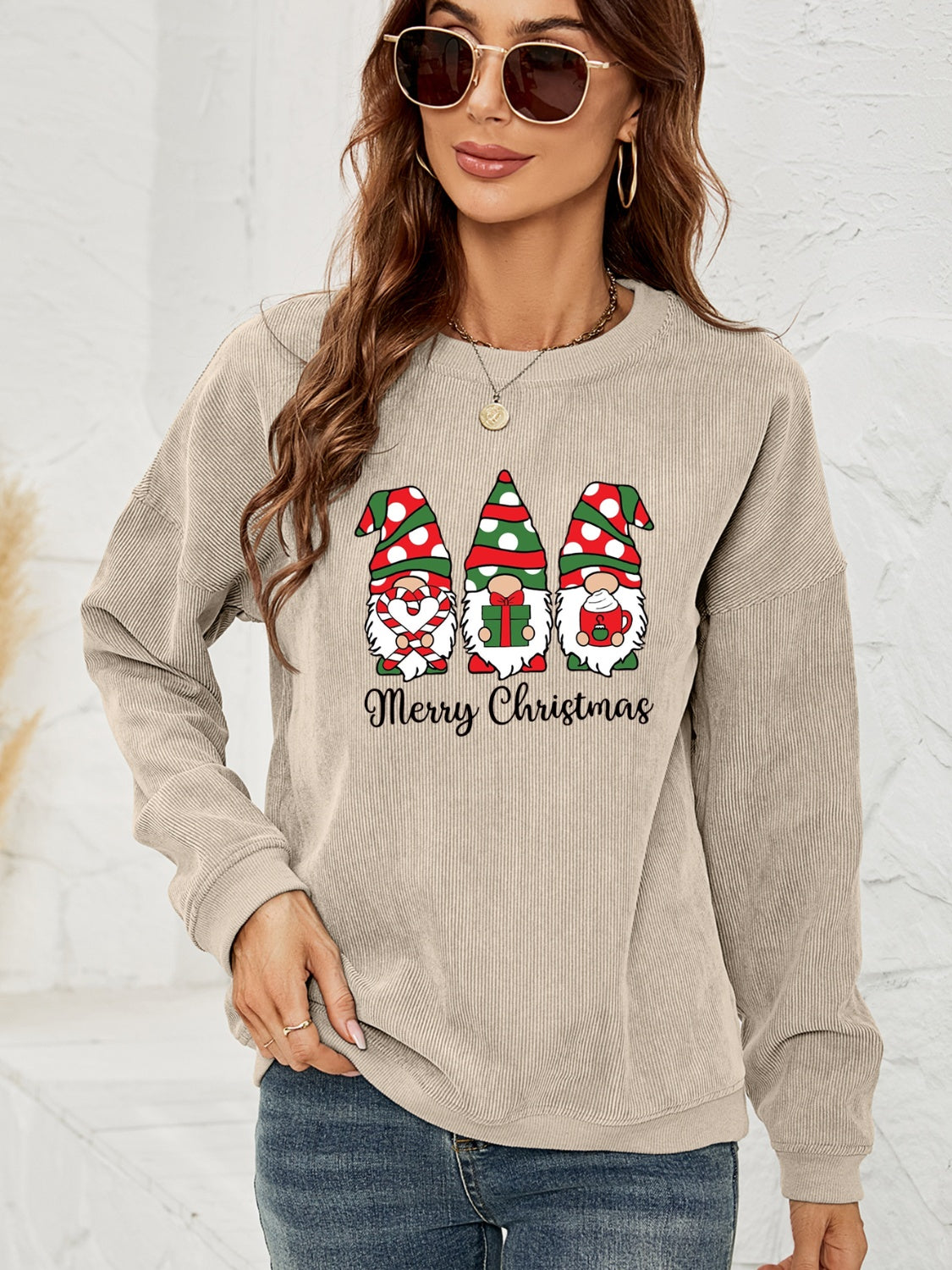 MERRY CHRISTMAS Graphic Sweatshirt - Design Studios Direct