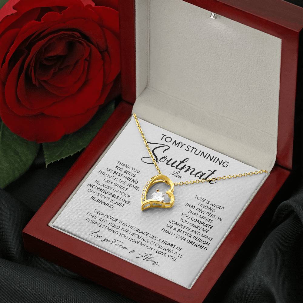 To My Stunning Soulmate | With Personalization - Design Studios Direct