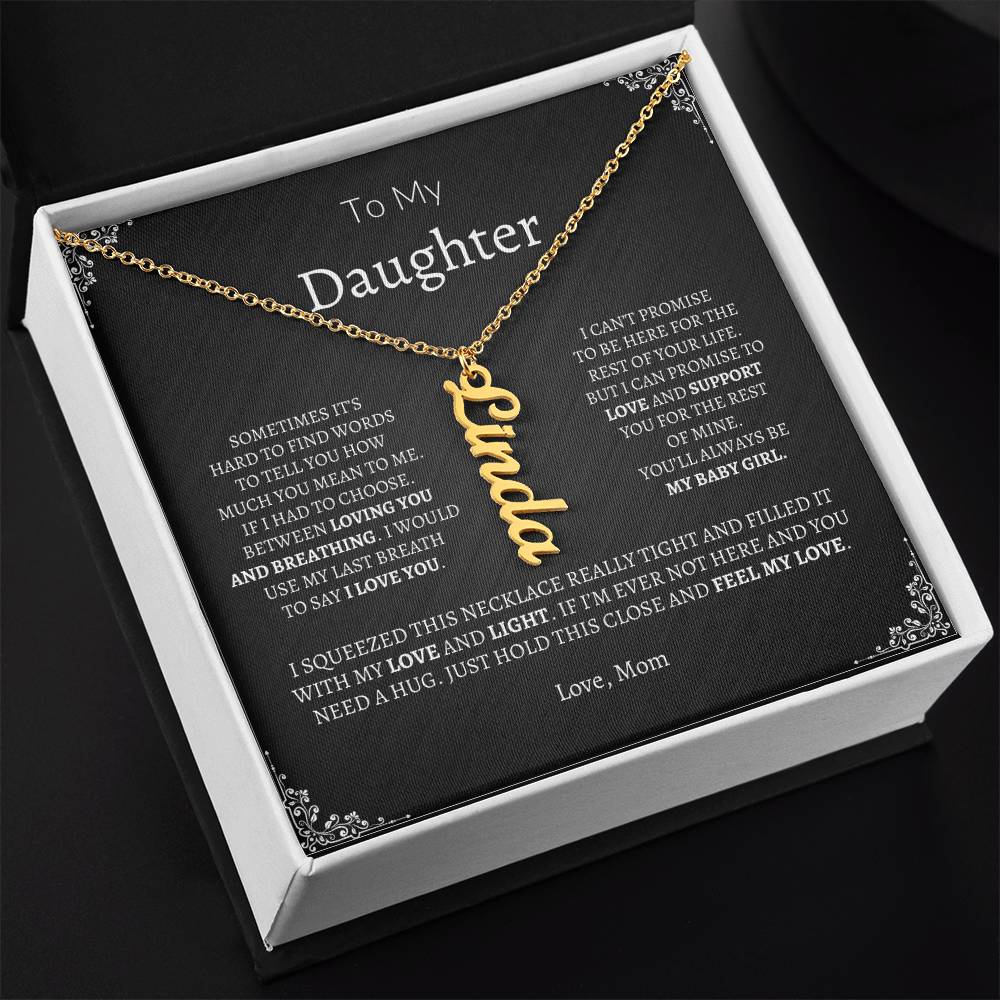 If I Had To Choose, Name Necklace - Design Studios Direct