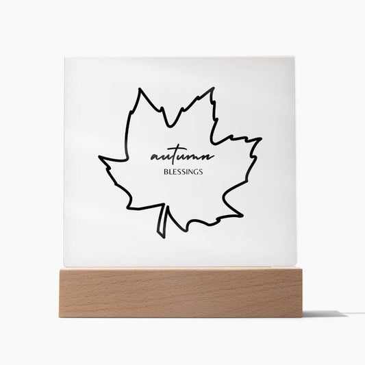 Autumn Blessings Night Light - Design Studios Direct