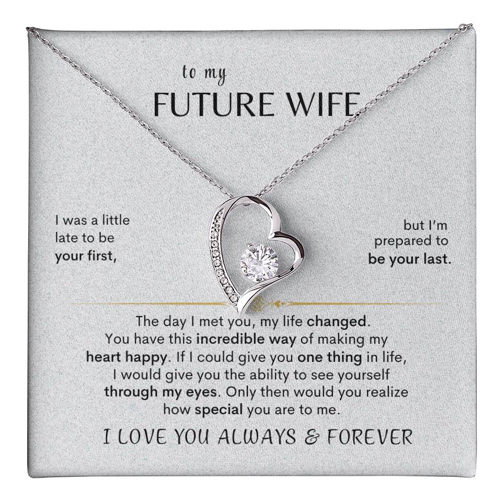 To MY Future Wife - Heart Necklace