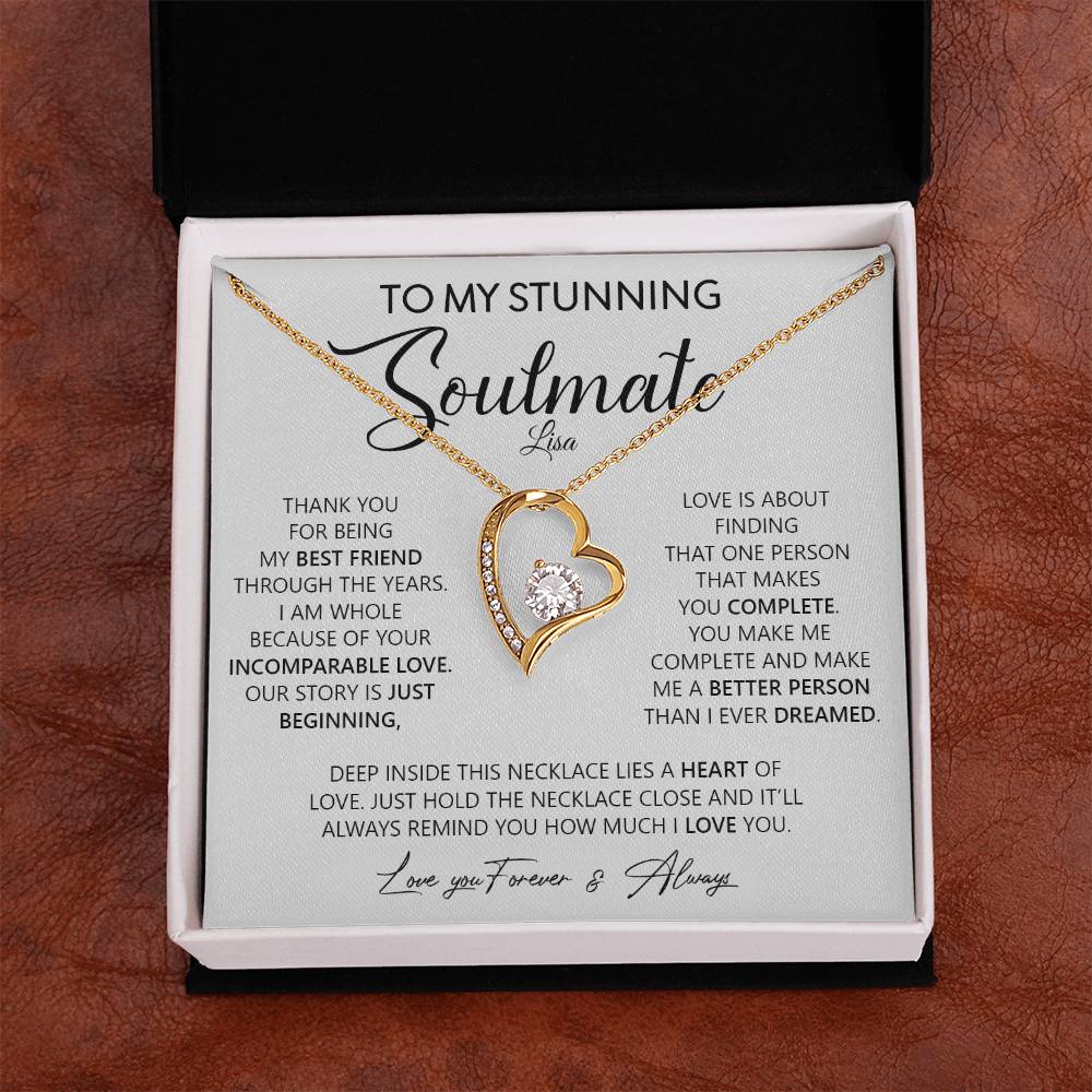 To My Stunning Soulmate | With Personalization - Design Studios Direct