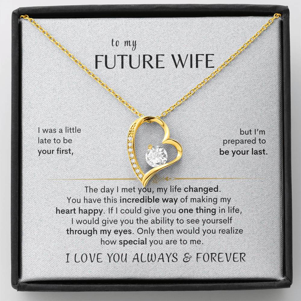 To MY Future Wife - Heart Necklace