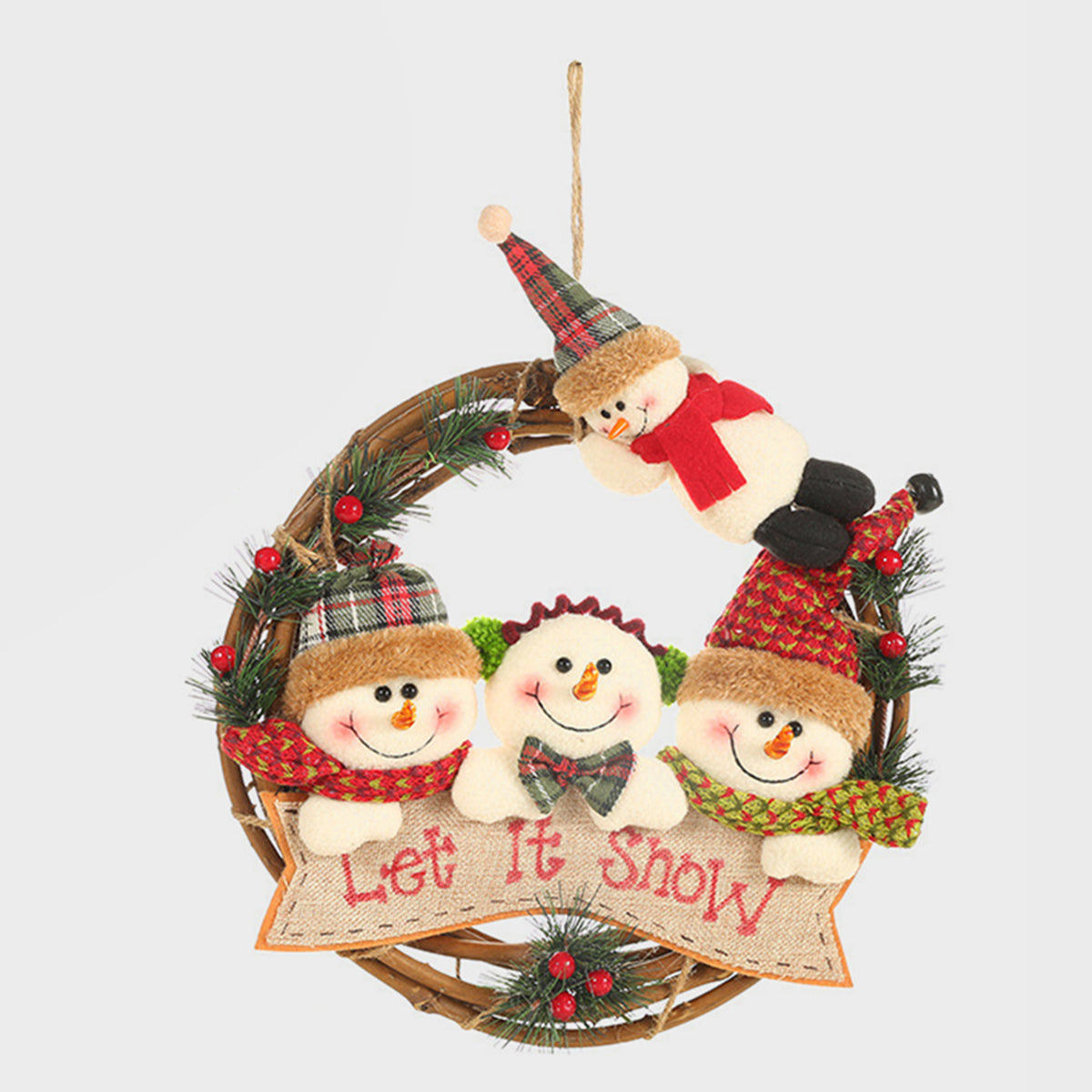 Christmas Doll Wreath Ornament - Design Studios Direct