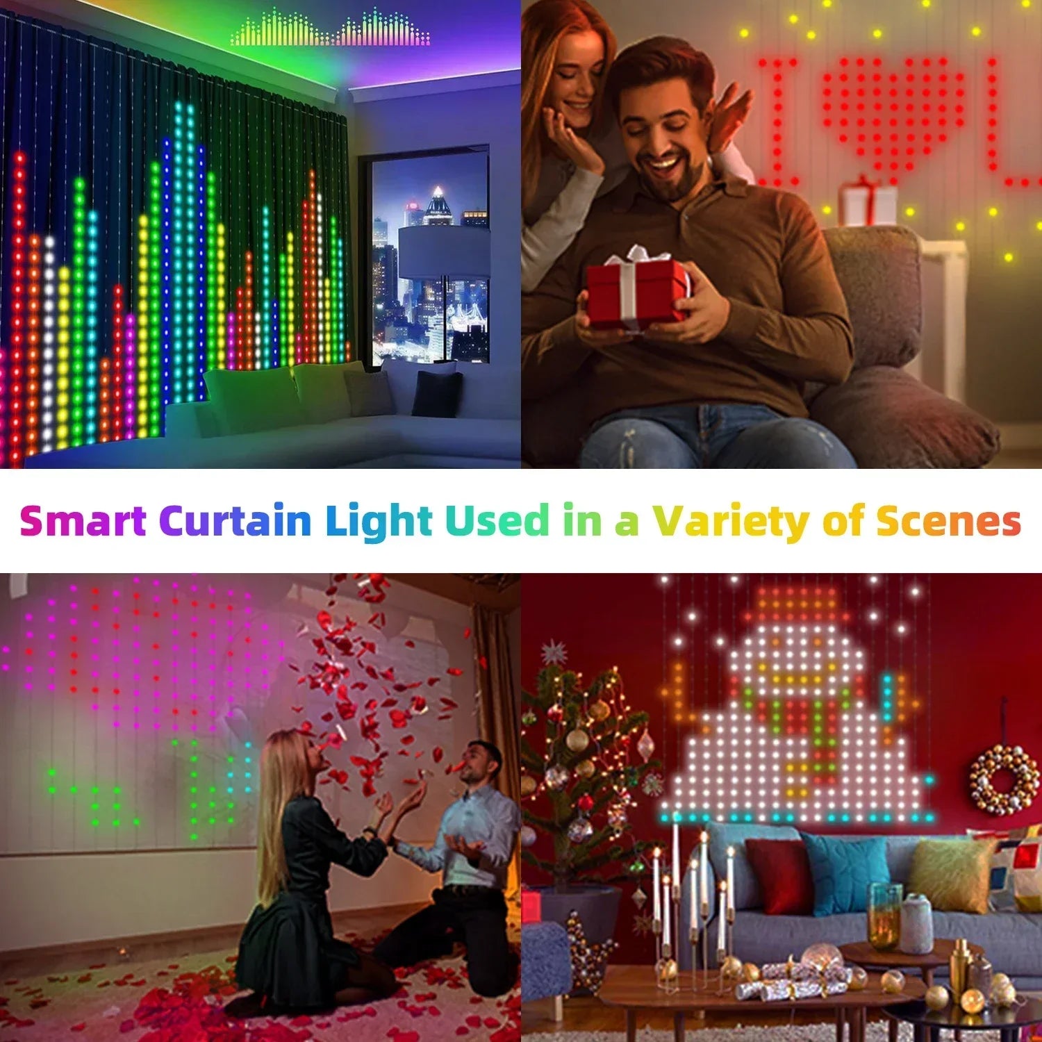 LED String Lights | Smart Curtain Lights | Design Studios Direct