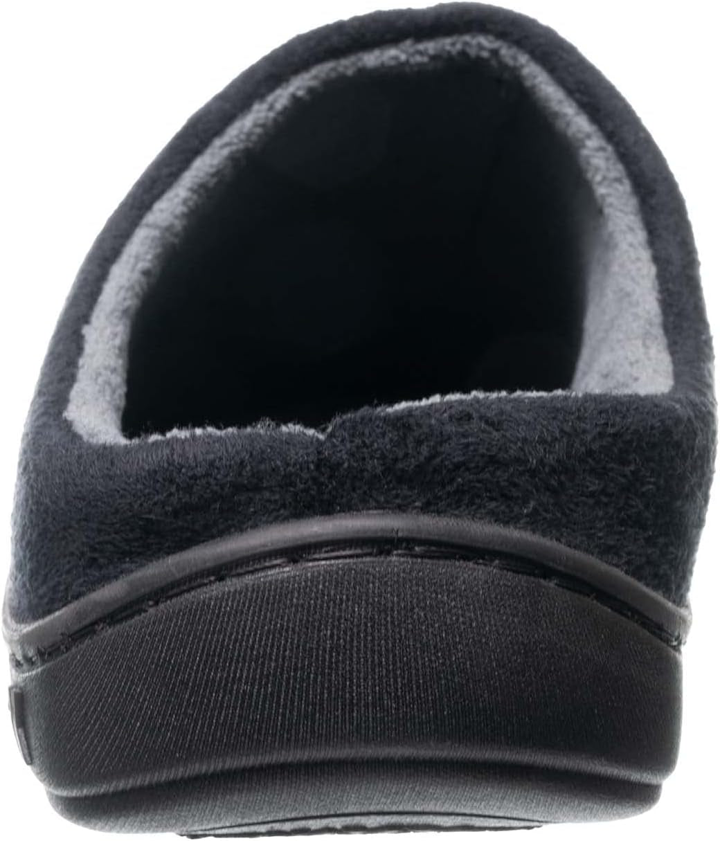 Men'S Open Back Slipper with Memory Foam and Indoor/Outdoor Sole