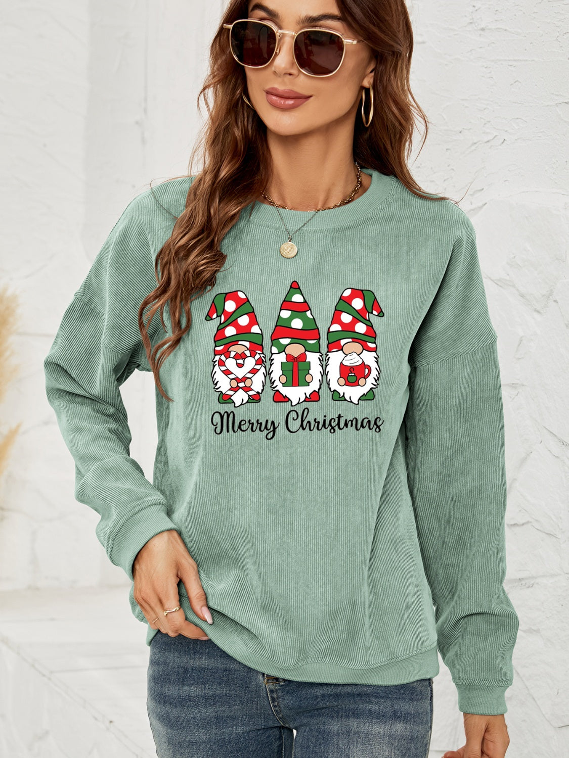 MERRY CHRISTMAS Graphic Sweatshirt - Design Studios Direct