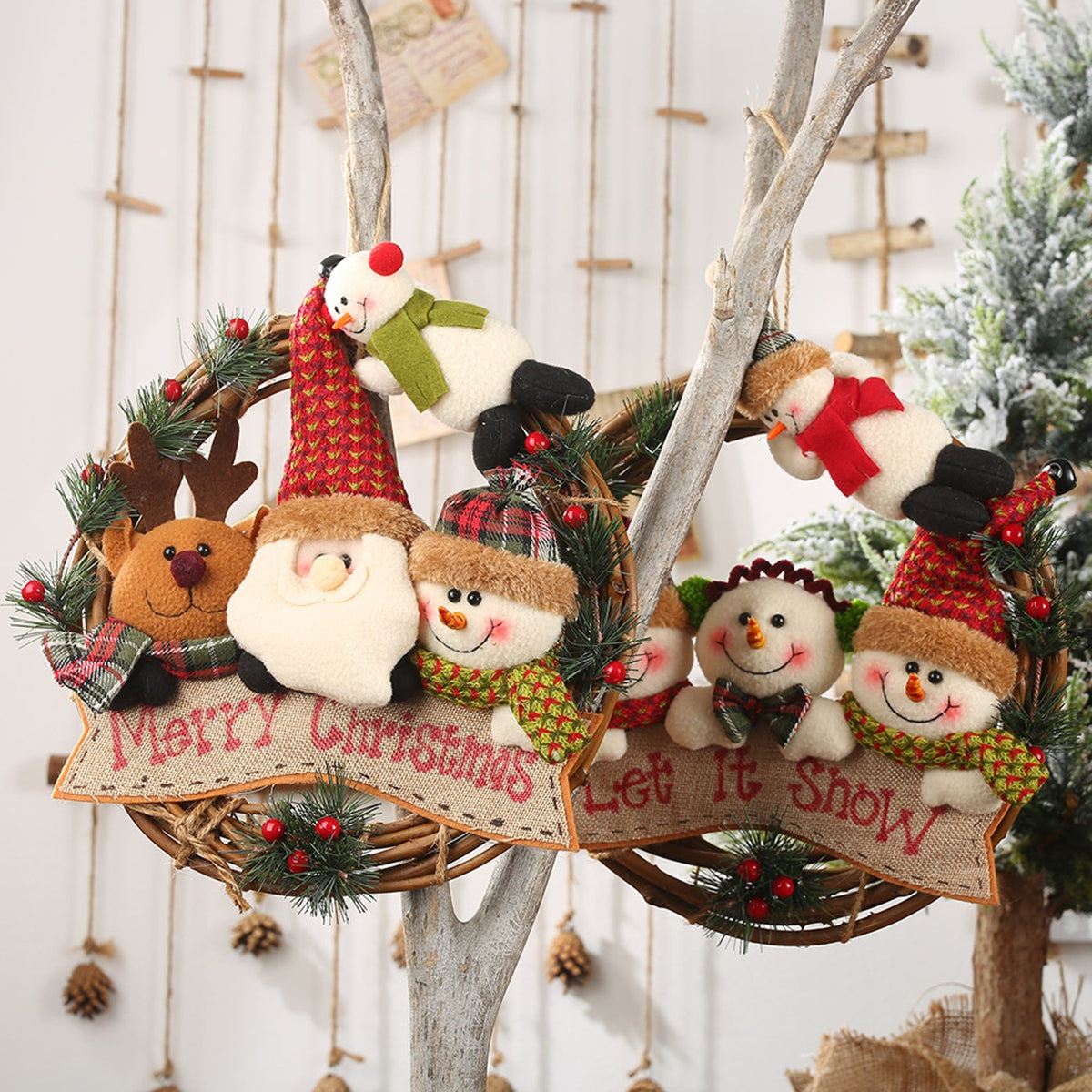 Christmas Doll Wreath Ornament - Design Studios Direct