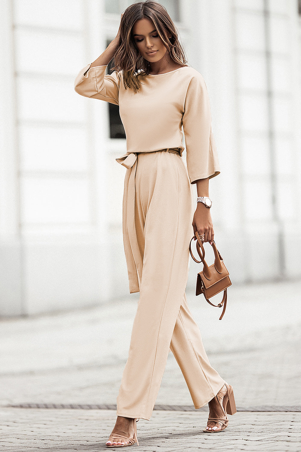 Women's Apricot Jumpsuit | Design Studios Direct