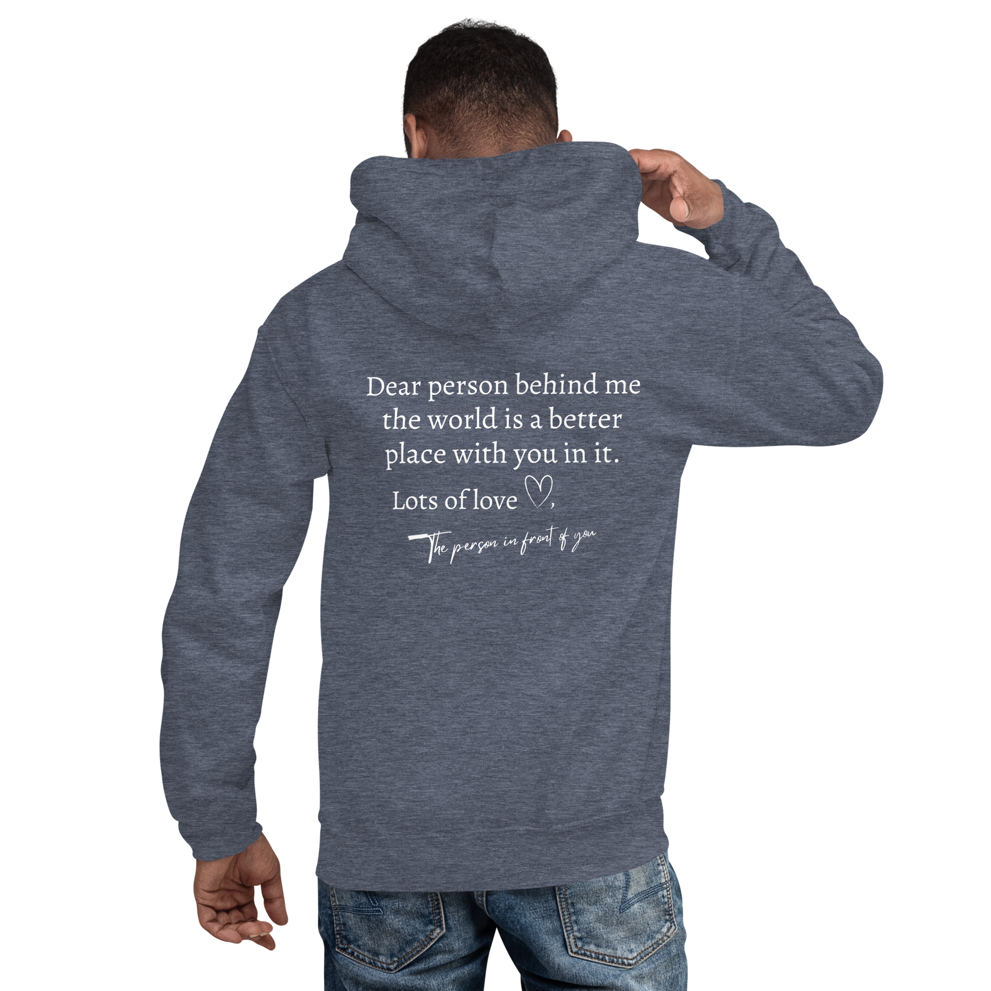 "Dear Person Behind Me" Unisex Hoodie - Design Studios Direct