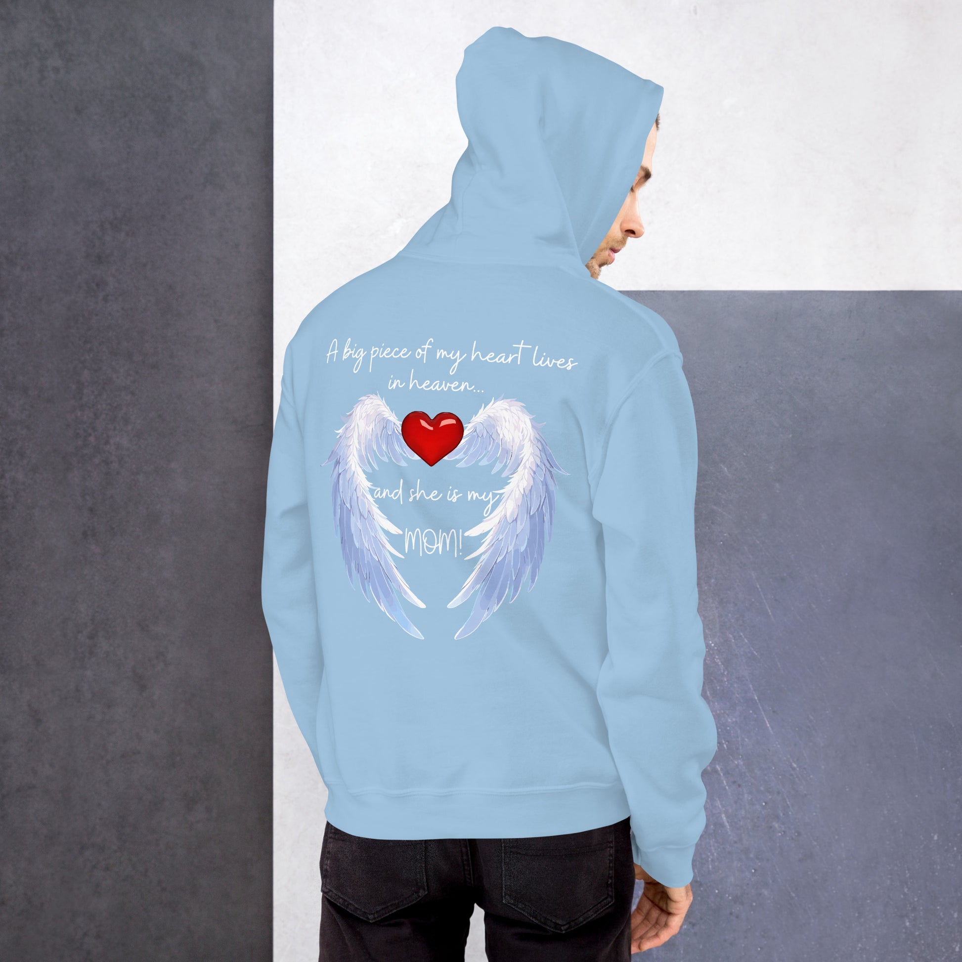 Heavenly Heart Mom Hoodie | Design Studios Direct