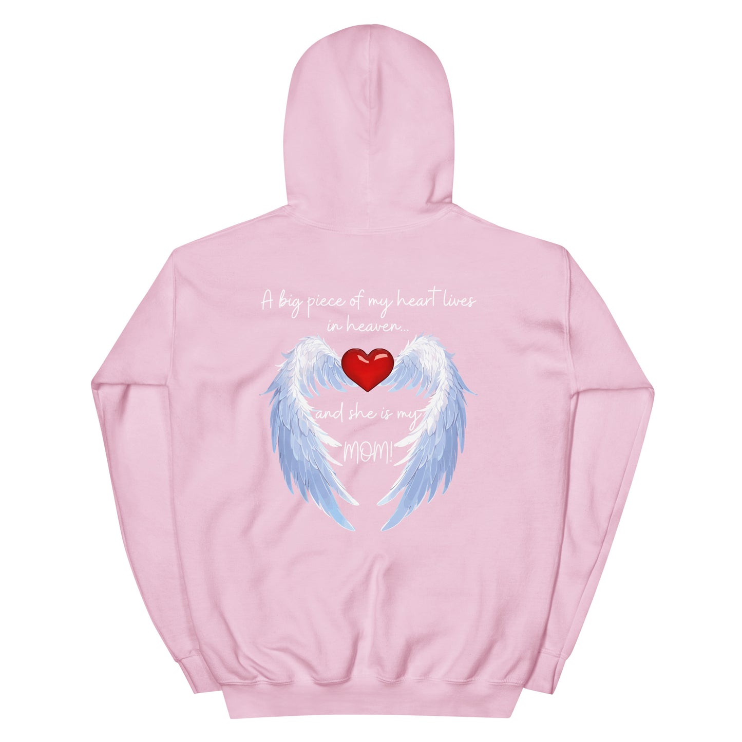 "Heavenly Heart Mom" Tribute Hoodie Unisex Hoodie - Design Studios Direct