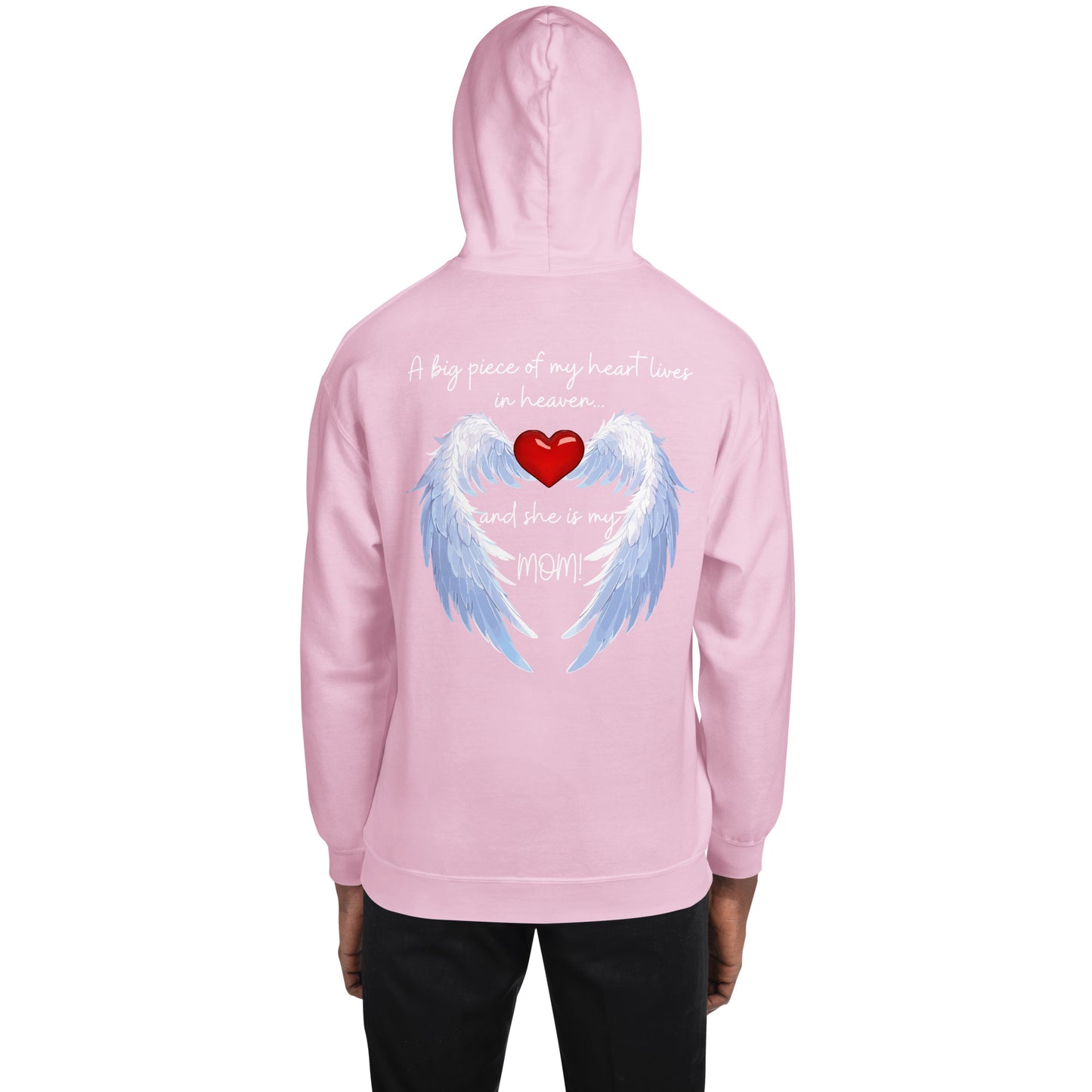 "Heavenly Heart Mom" Tribute Hoodie Unisex Hoodie - Design Studios Direct