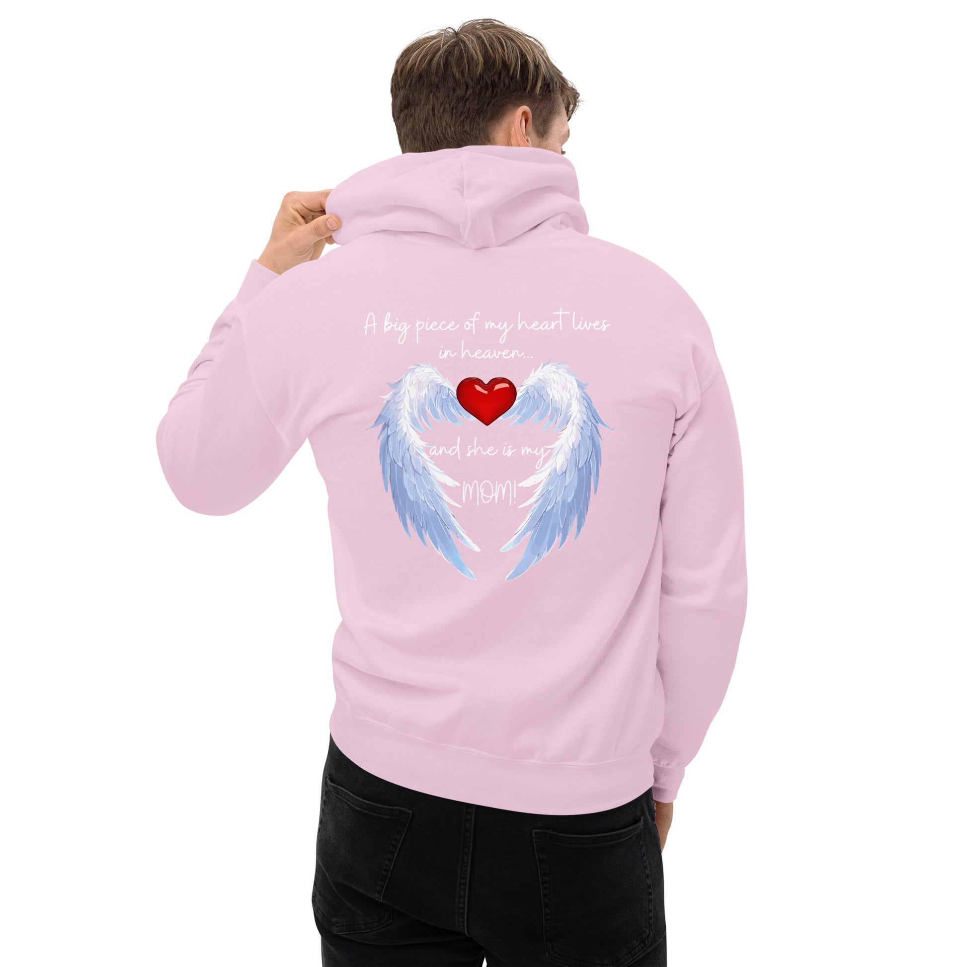 "Heavenly Heart Mom" Tribute Hoodie Unisex Hoodie - Design Studios Direct