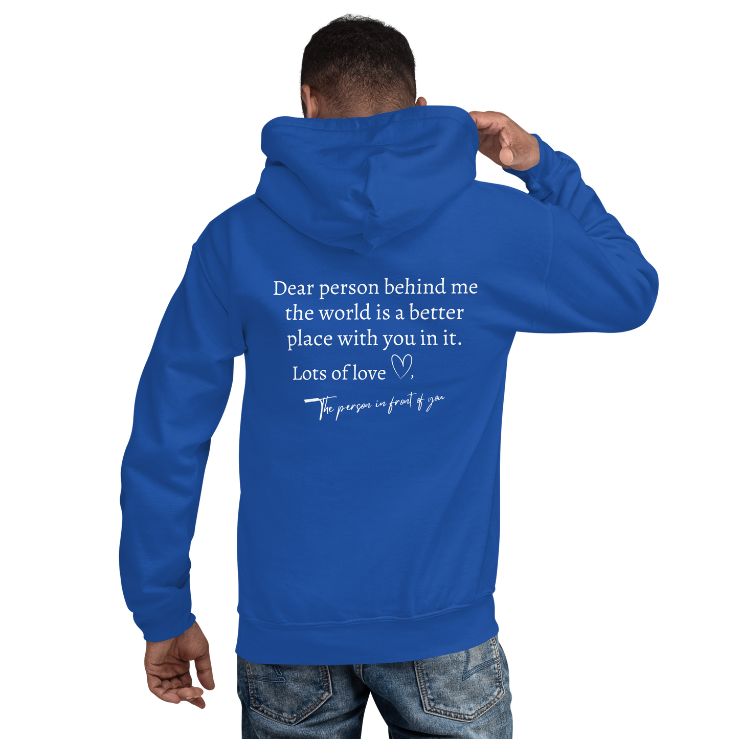 "Dear Person Behind Me" Unisex Hoodie - Design Studios Direct