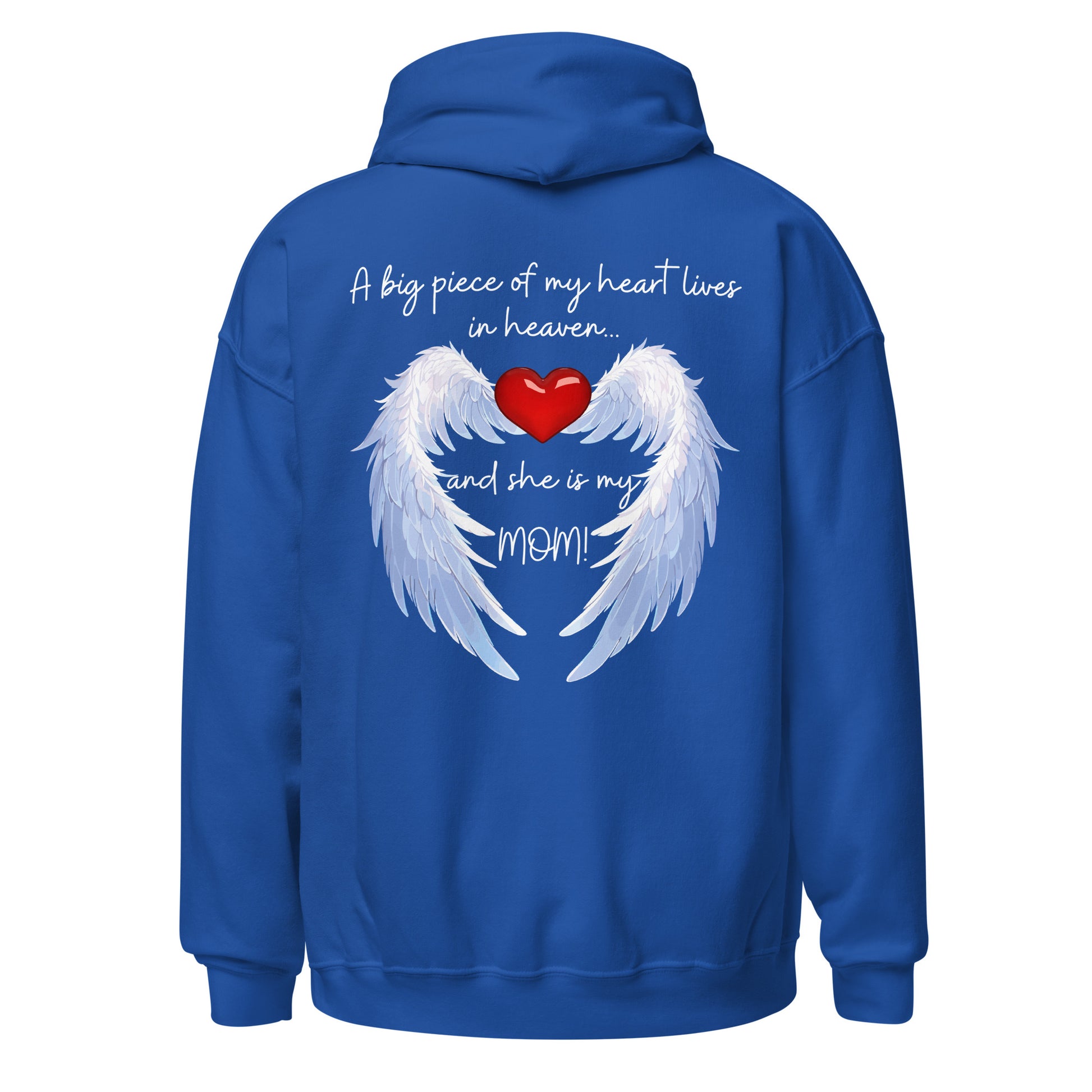 "Heavenly Heart Mom" Tribute Hoodie Unisex Hoodie - Design Studios Direct