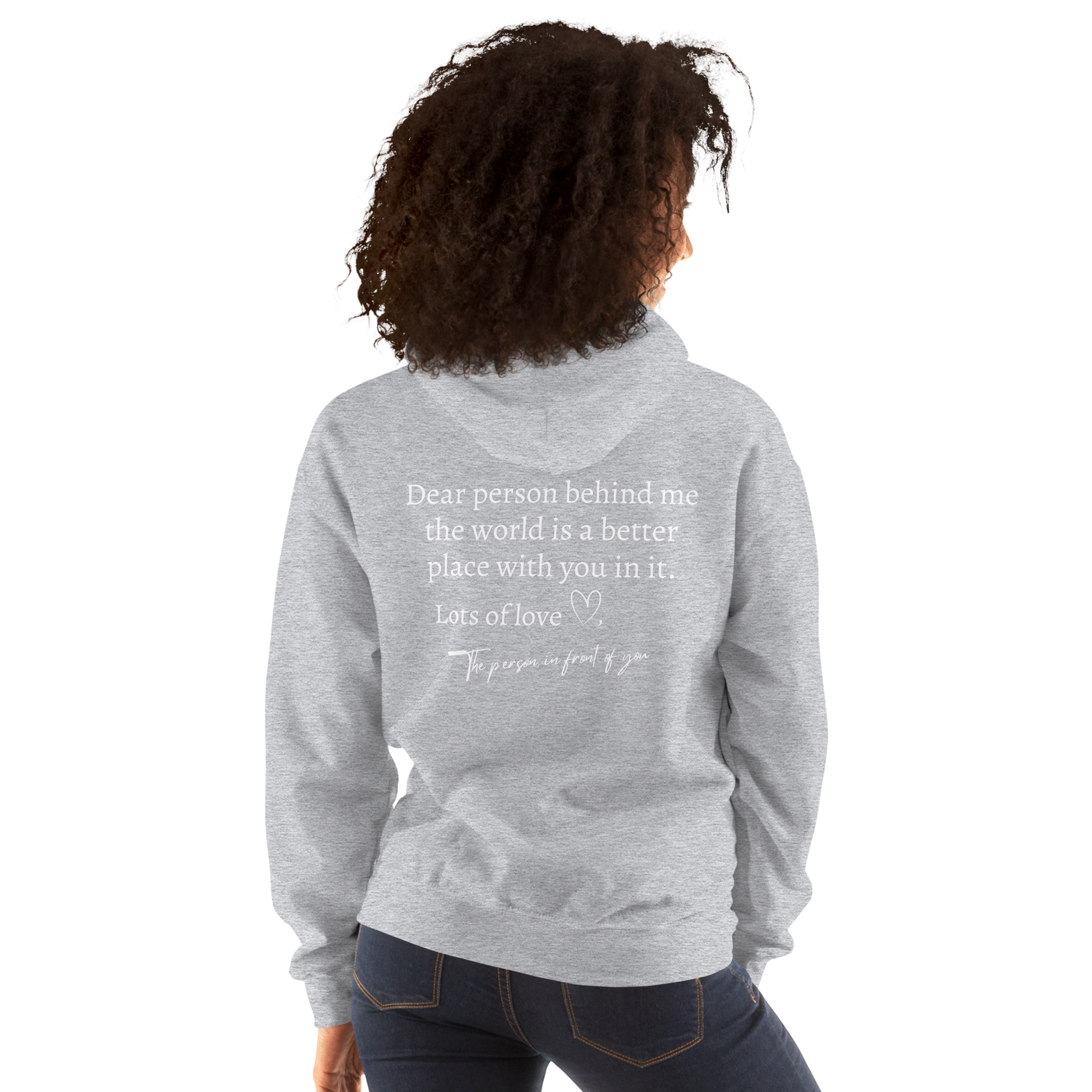 "Dear Person Behind Me" Unisex Hoodie - Design Studios Direct