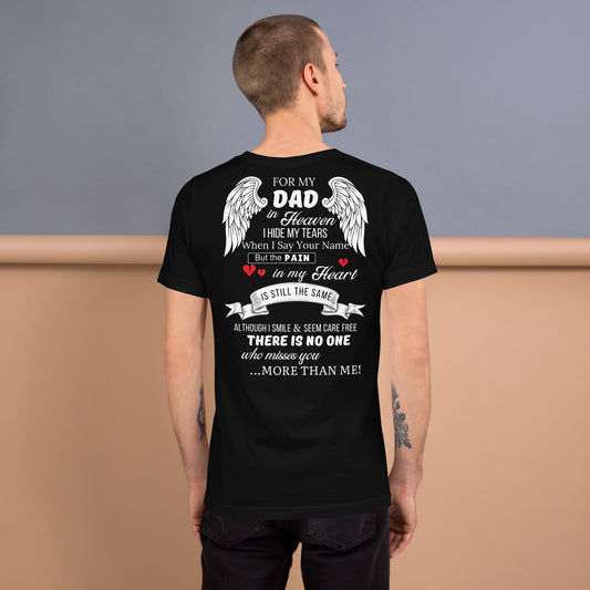 My Dad In Heaven | Custom Memorial Shirt - Design Studios Direct