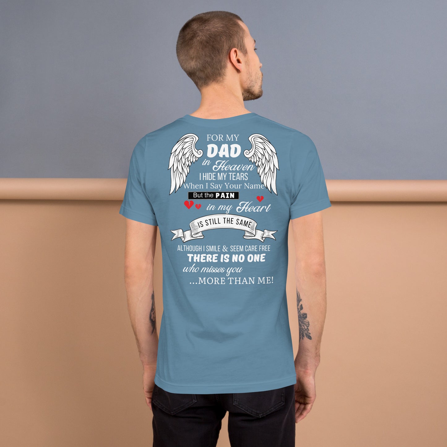 My Dad In Heaven | Custom Memorial Shirt - Design Studios Direct