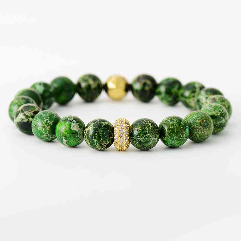 Multicolor Natural Stone Beaded Bracelet - Design Studios Direct