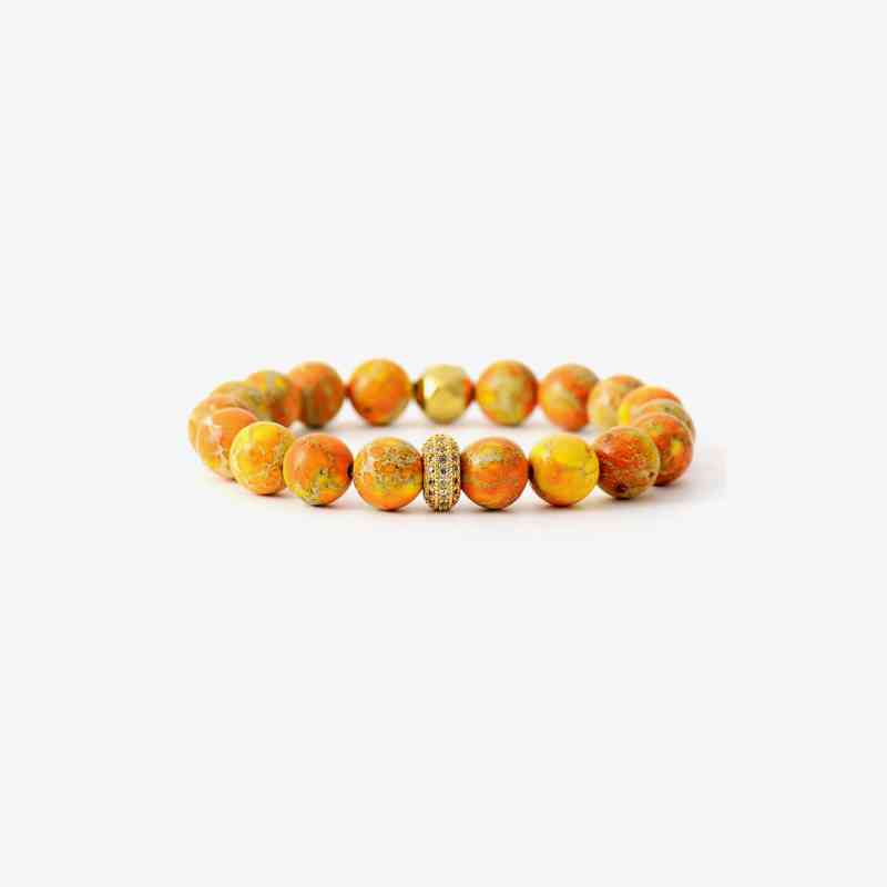 Multicolor Natural Stone Beaded Bracelet - Design Studios Direct